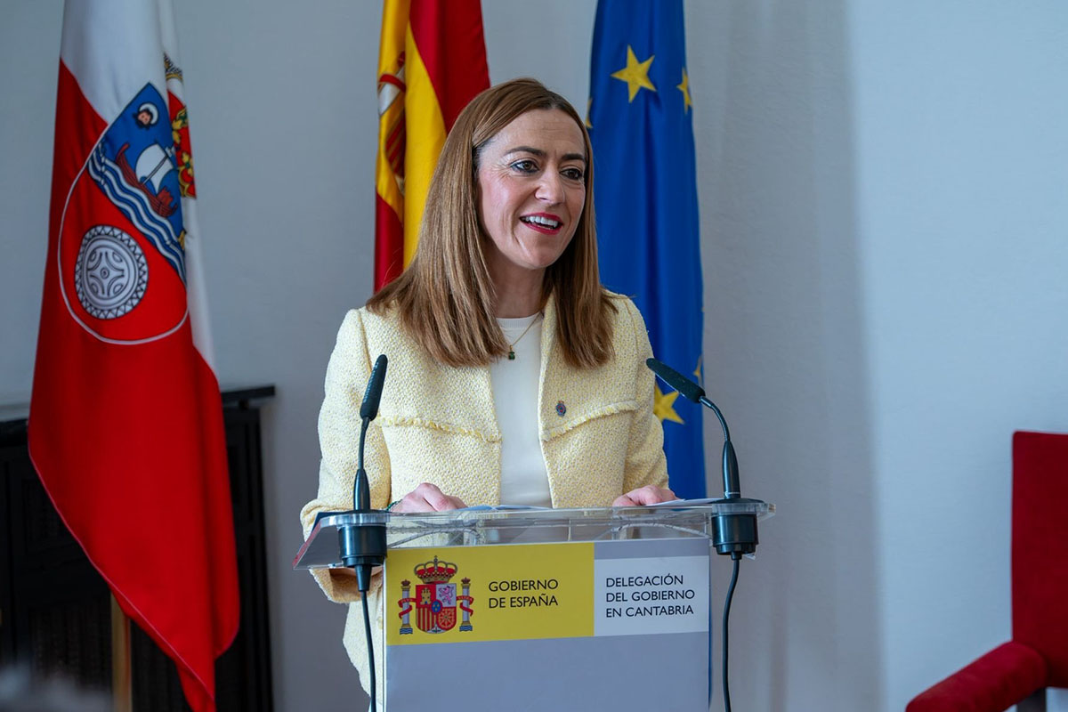 Virginia Barcones durante su discurso