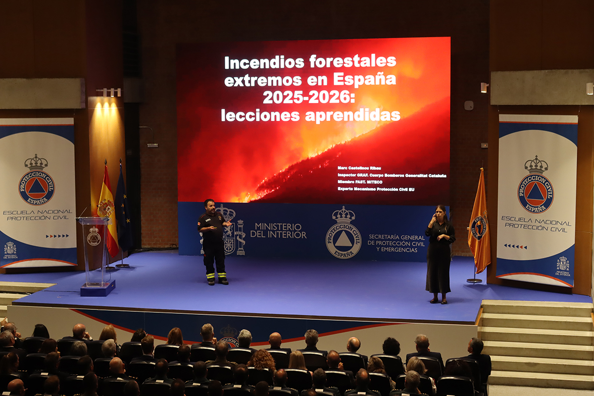 Momento de la ceremonia de inauguración del curso académico.